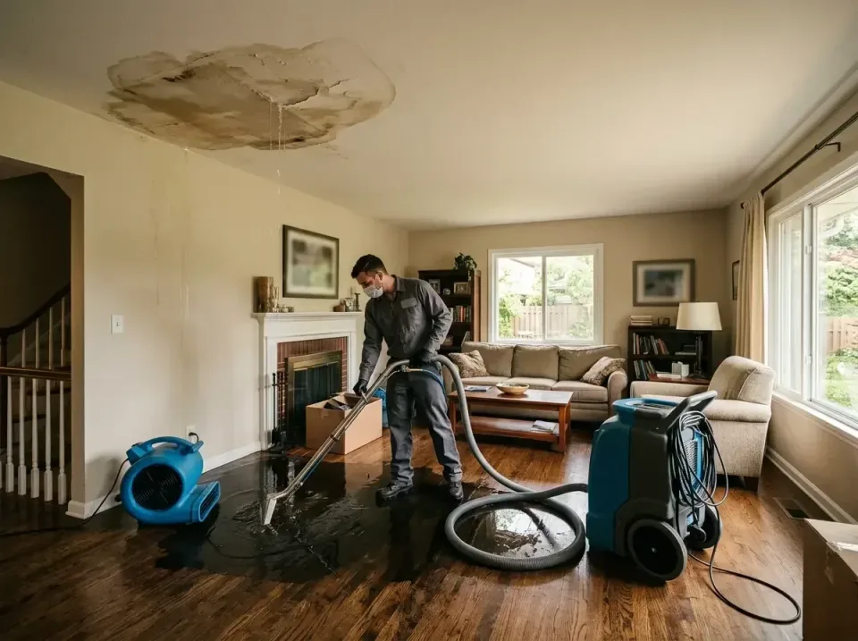 attic-pipe-burst-ceiling-drip-008 — frequently asked questions, Water Damage Restoration & Carpet Care in Pleasureville, PA